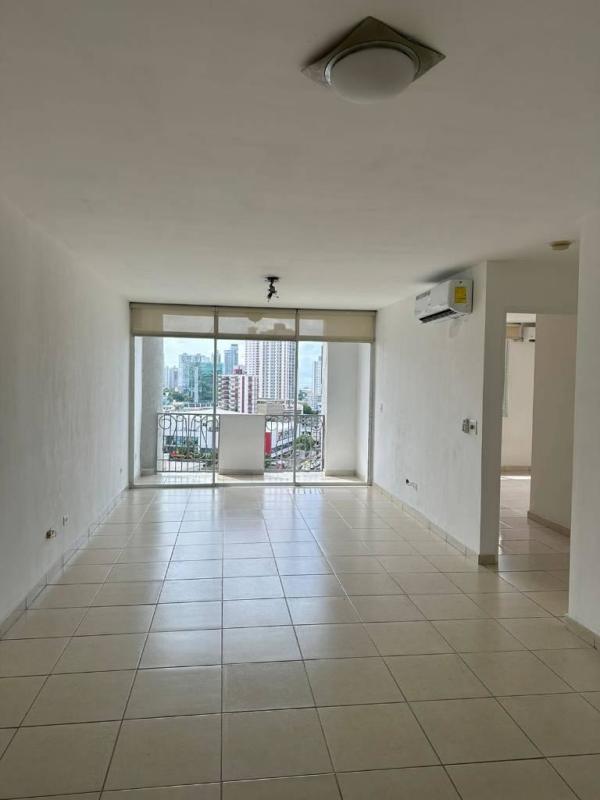 Living area with tiled floors and neutral wall colors in PH Porto Bello Panama City