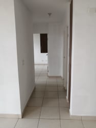 Side patio space with metal gate affordable La Chorrera Panama apartment for rent