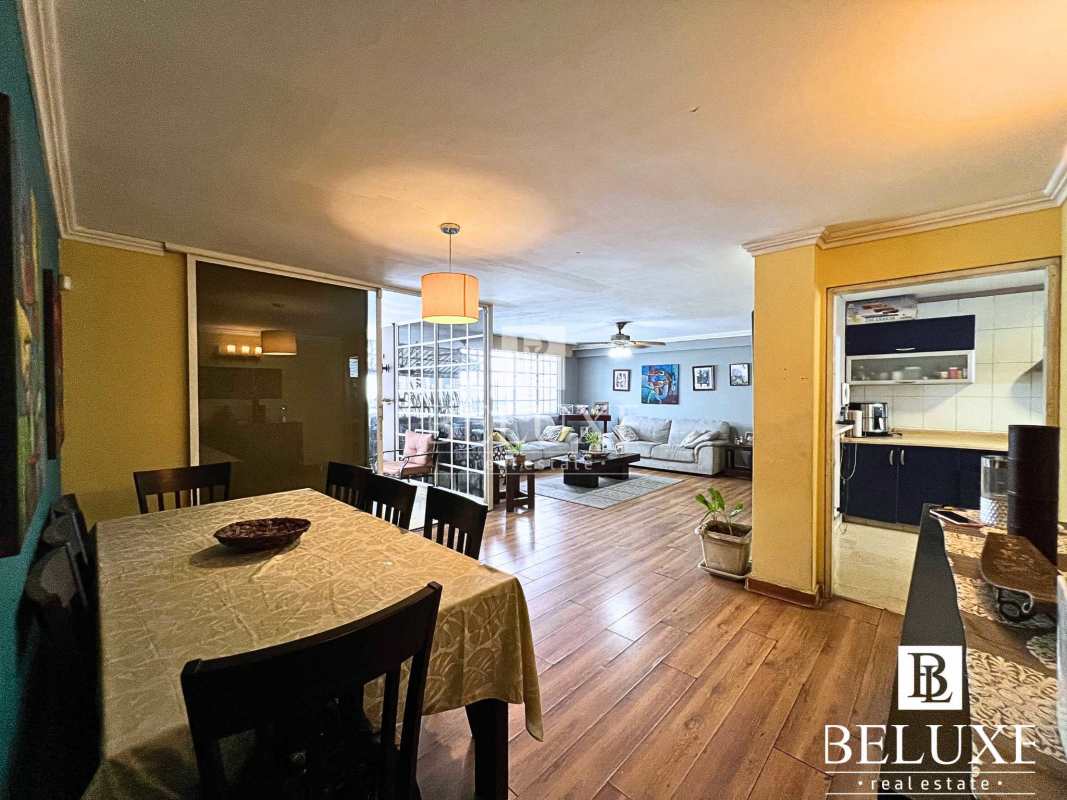 Dining and living room with natural light in PH Santa Fe, El Carmen Panama