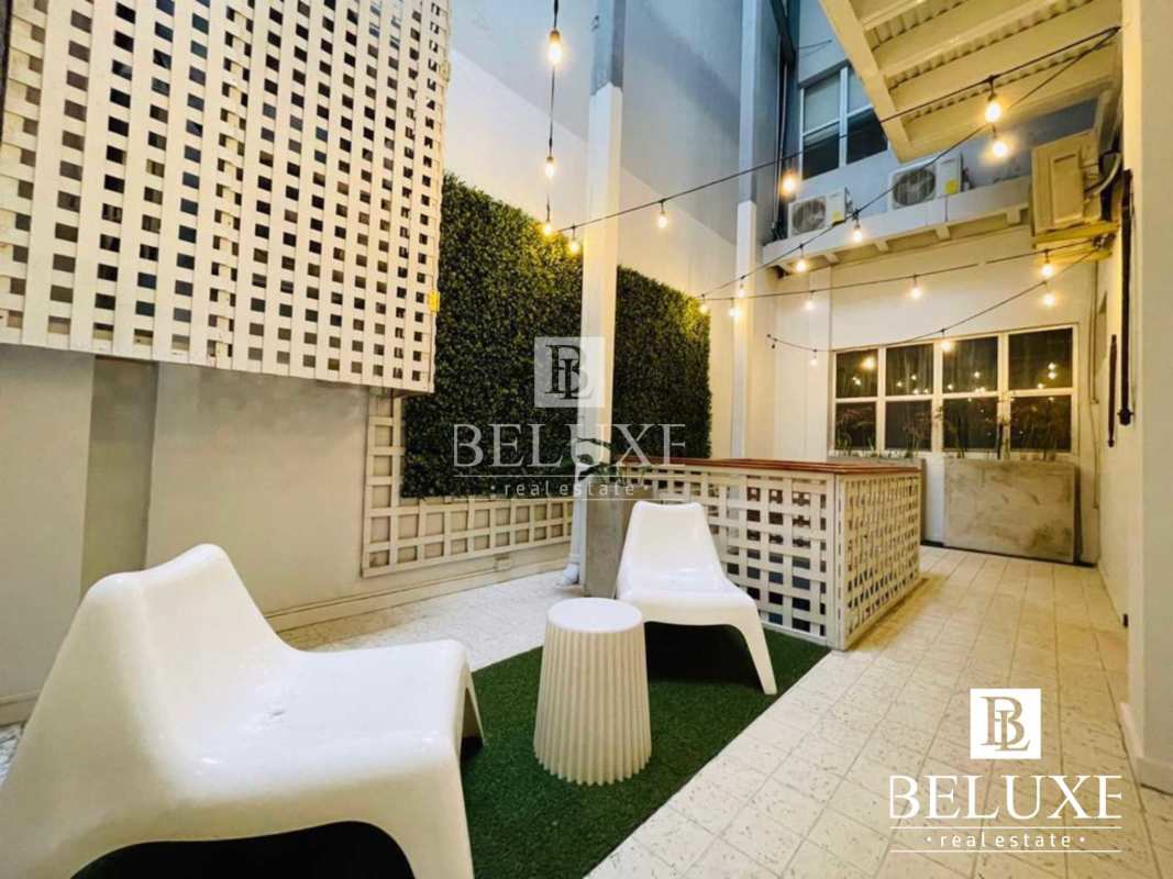 Renovated kitchen with granite countertops, appliances in Casco Viejo Panama City