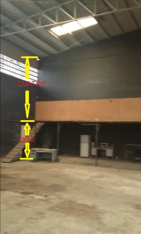 Large empty warehouse open plan high ceiling reinforced concrete floor Panama