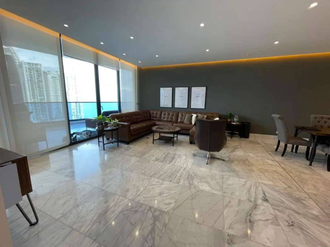 State of the art kitchen with stainless steel appliances, island counter PH Ocean Front Panama City