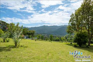 Boquete Panama mountain land with panoramic views and rich fertile soil