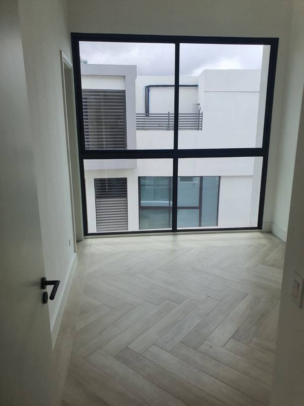 Modern functional kitchen with premium finishes in luxury waterfront City Villa at Ocean Reef Panama