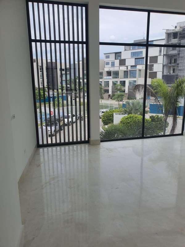 Private elevator and staircase inside luxury City Villa at Ocean Reef Islands waterfront community in Panama