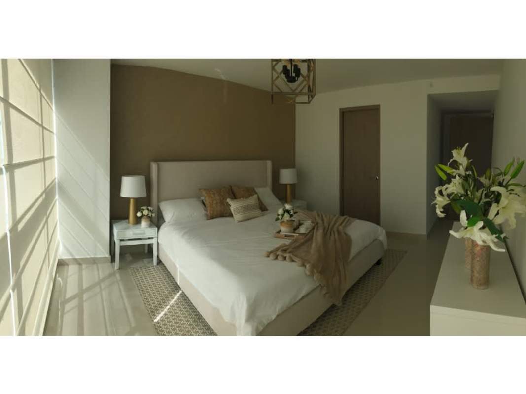 Bright living and dining area with contemporary furnishings in PH Forest Gate Clayton Panama