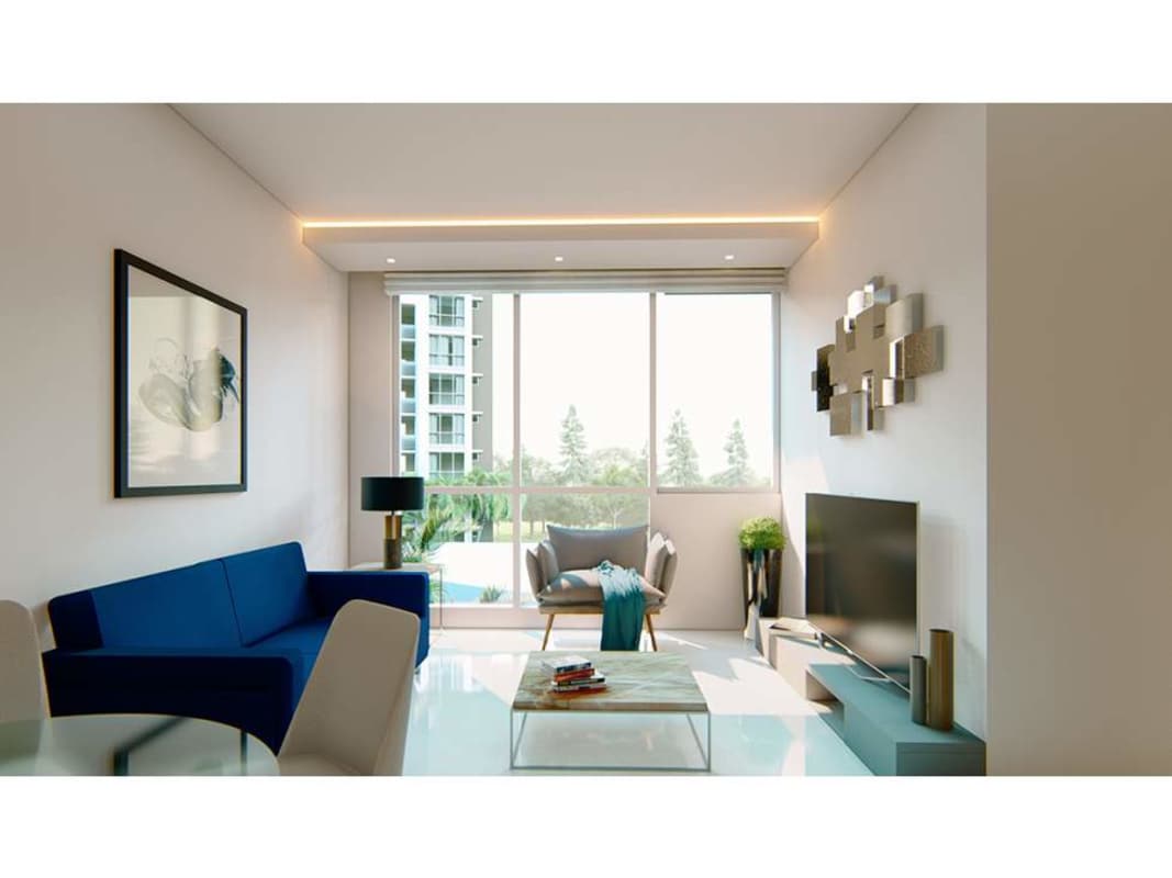 Community clubhouse with lounge and fitness gym PH Forest Gate Clayton Panama