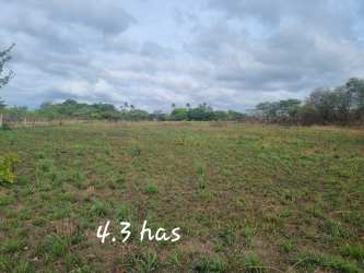 Vast flat grasslands bordered by distant hills and rivers near Coronado