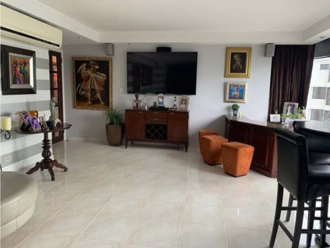 Bright living area with city views porcelain floors PH Costa del Mar Marbella
