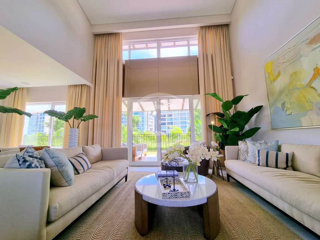 Spacious master bedroom walk-in closet garden views Santa Maria luxury house Panama