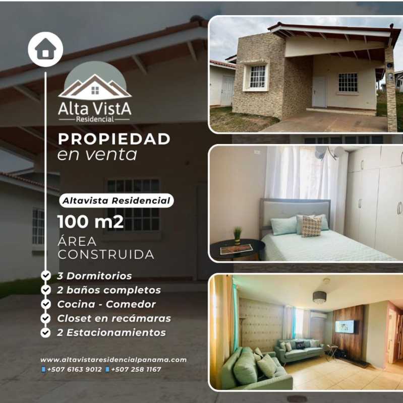 New house interior in Altavista Residencial La Chorrera featuring bedroom and living space