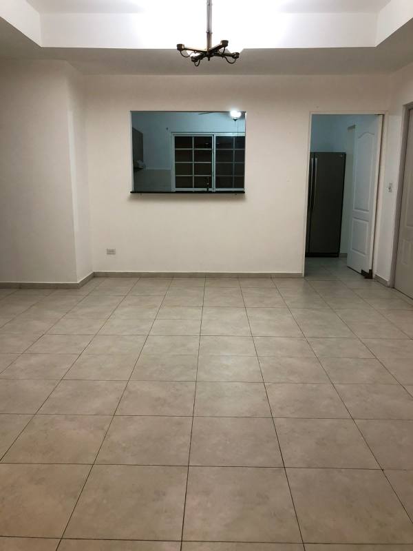 Bedroom with white closet, ceiling fan, tiled floors Villas del Golf Panama City