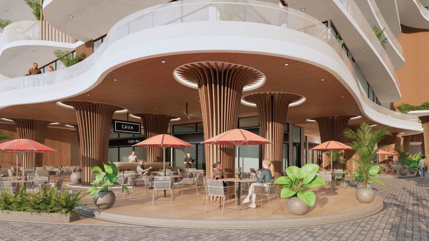 Spacious living dining area floor-to-ceiling windows ocean views at Allure Punta Pacifica Panama