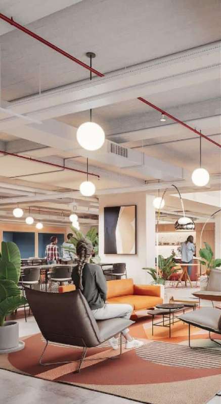 3D floor plan 2 bedroom 2 bathroom open plan balcony PH Bella Vista Place Panama