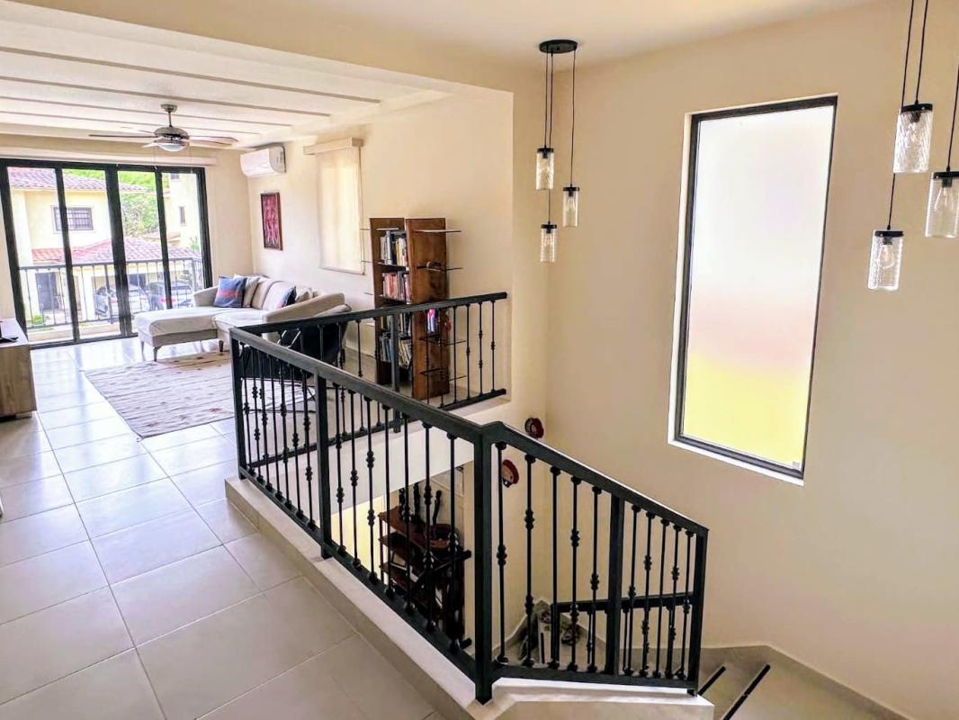 Spacious terrace and backyard with garden at Embassy Club luxury house Panama