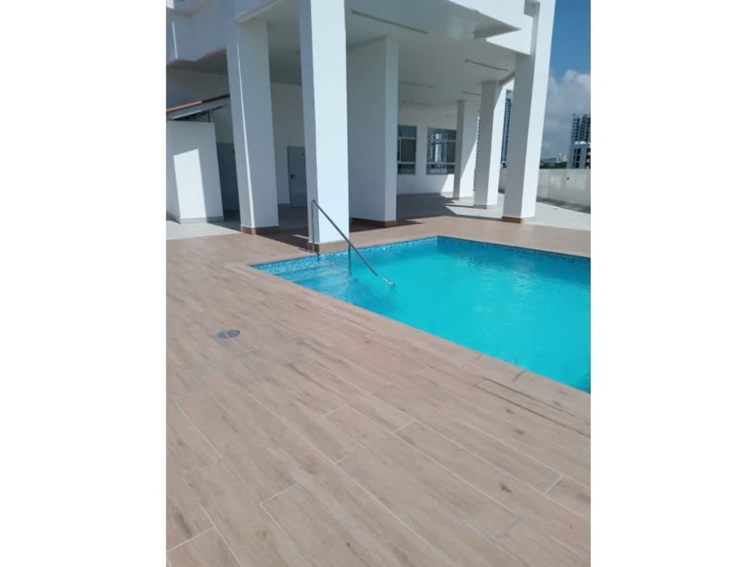 Outdoor pool with deck at PH Buonavista Carrasquilla Panama City