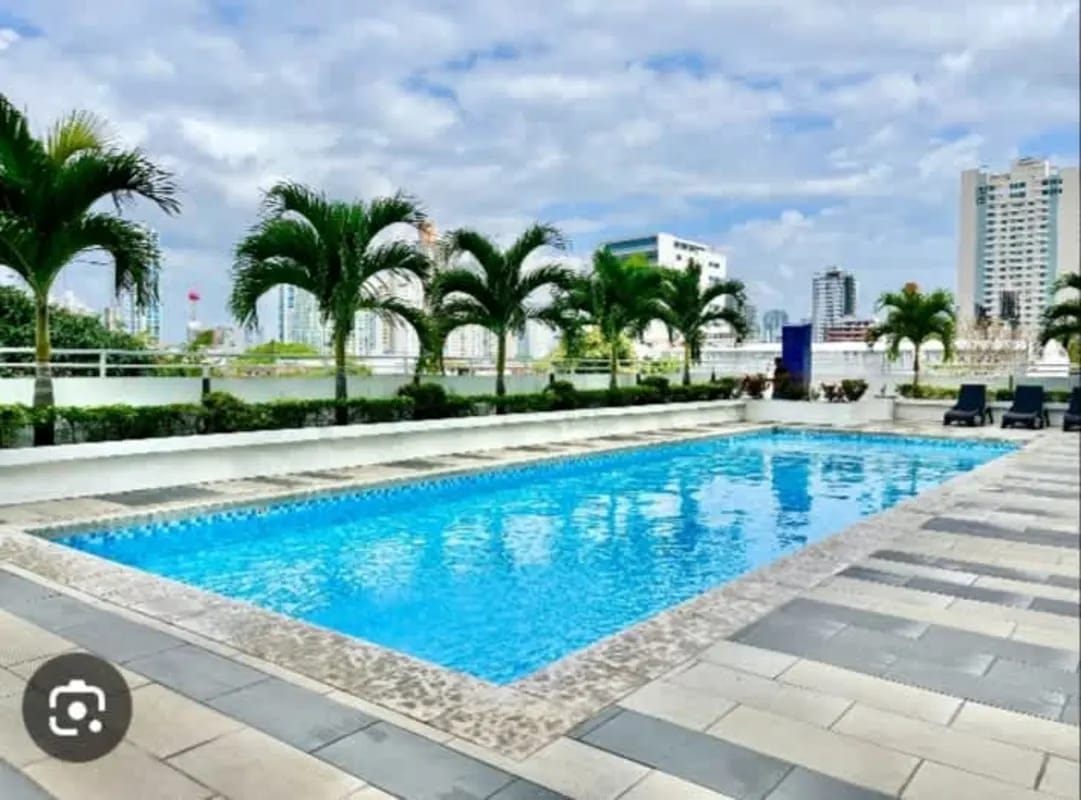 Luxury master bedroom ocean view furnished PH BICSA Tower Panama