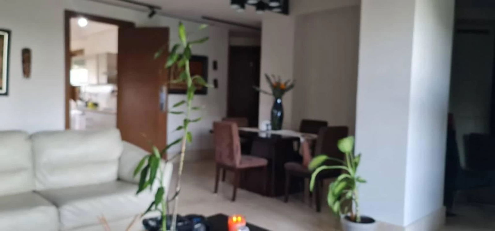 Contemporary bathroom glass shower double sink PH Ocean House Santa Maria Panama