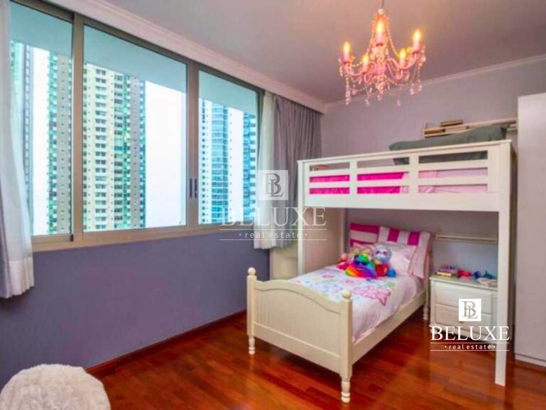 Large terrace balcony with panoramic ocean and city views in luxury condo PH Aqualina Punta Pacífica