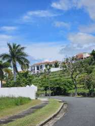 Quiet modern coastal neighborhood street in Vistamar Oceanfront community San Carlos Panama