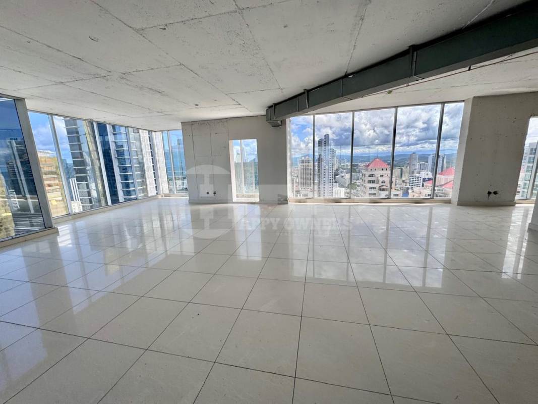 Flexible open-plan high-rise corporate space with large windows city view Panama City