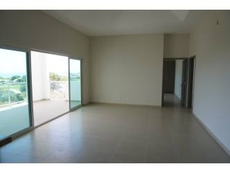 Aerial overview of Sherman 2 Bijao with beach pool tennis ocean Panama