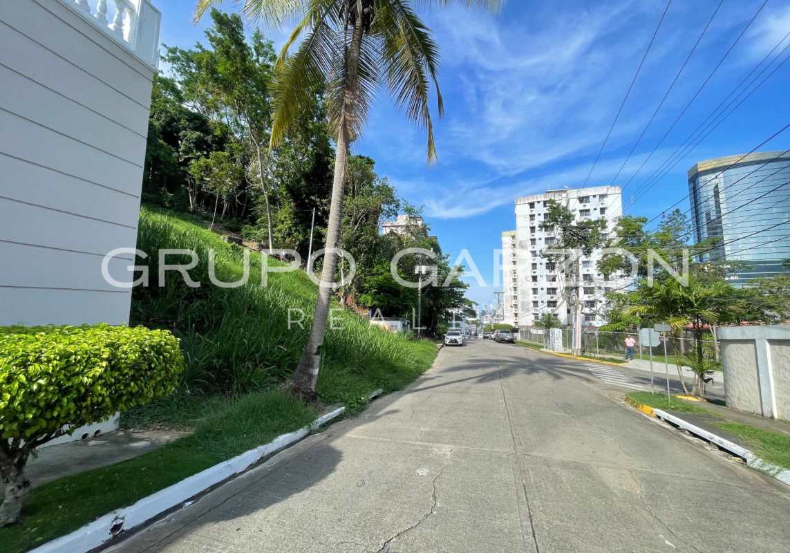 Aerial view showing mixed-use urban neighborhood with residential commercial zones Dos Mares Betania Panama