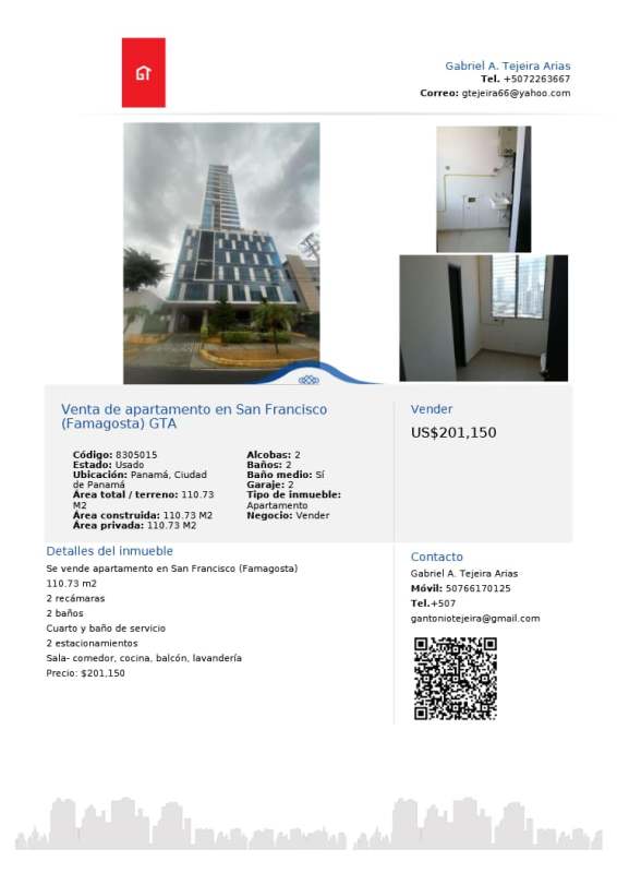 High-rise condo complex with security gate and landscaped areas PH Famagosta Panama City