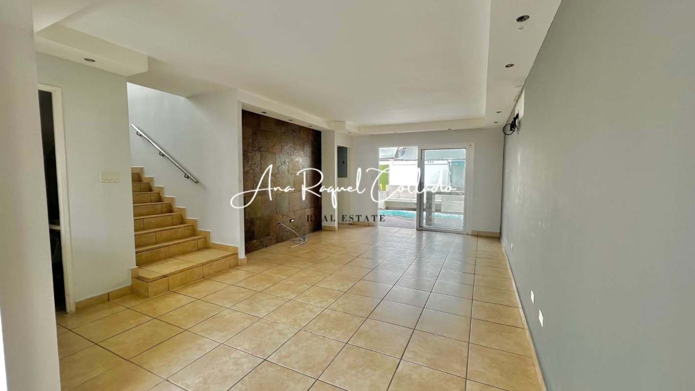 Unfinished kitchen with tiled floors and walls ready for cabinetry PH Alpes Panama
