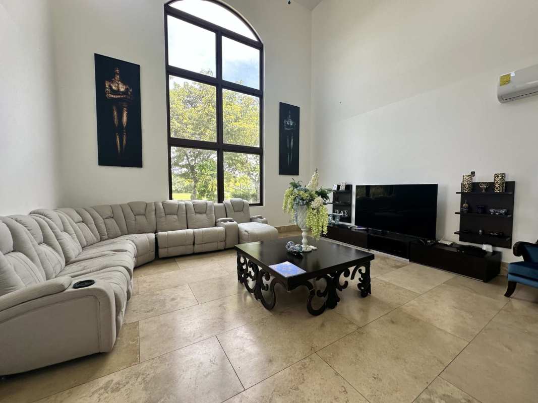 Master suite with balcony and panoramic golf views Fairway Estates Panama