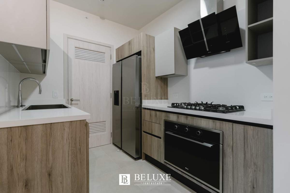 Elegant reception lobby PH Ocean House Santa María golf community Panama City