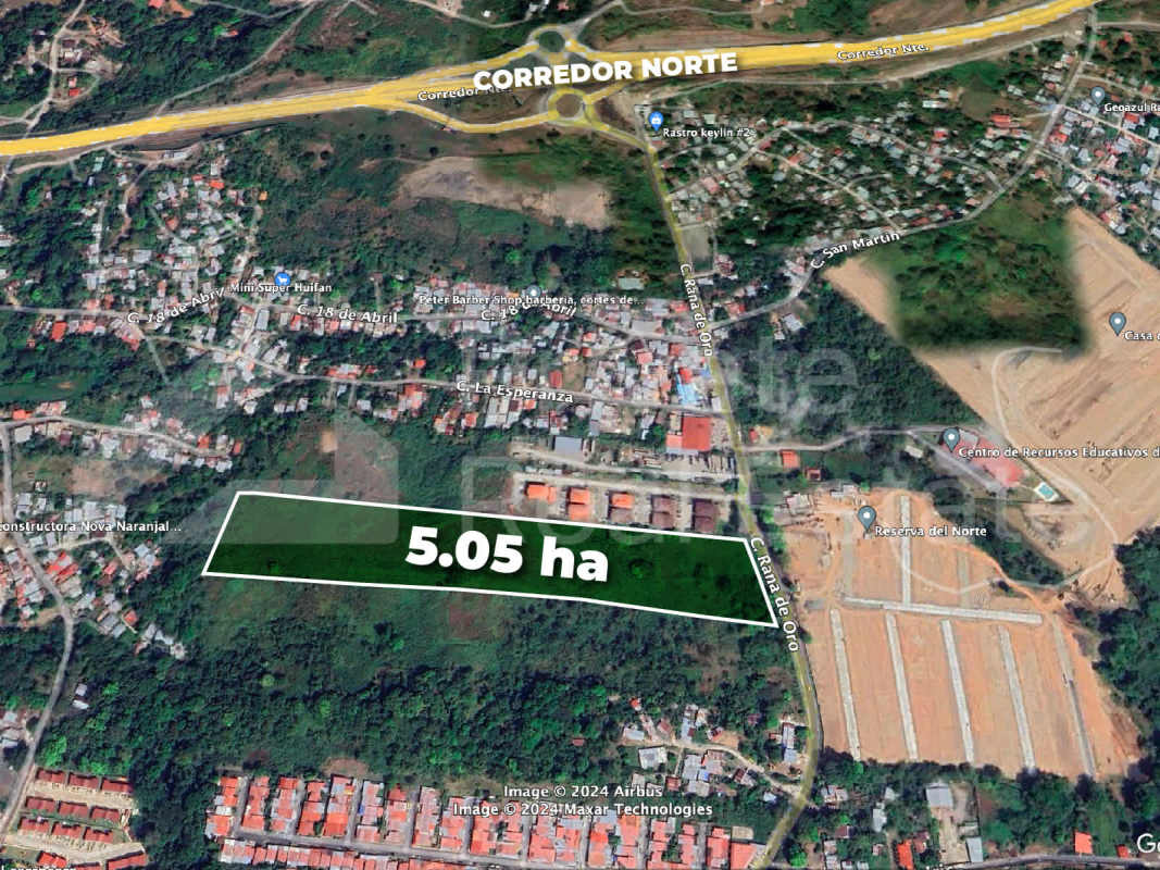 Large boundary outlined plot in Pedregal ready for commercial or mixed use development Panama City