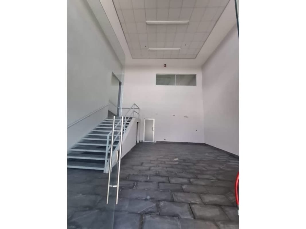 Stairwell leading to mezzanine or second level industrial warehouse for sale Panama