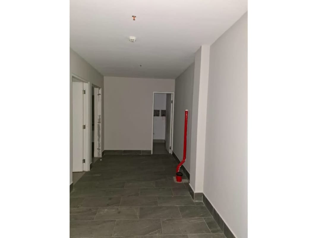 Large industrial warehouse concrete floor and metal structure in Panama