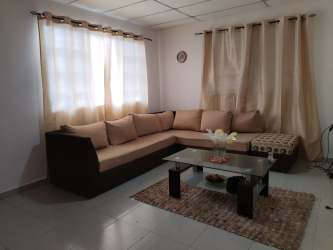 Comfortable bedroom with window and closet space in affordable house La Chorrera