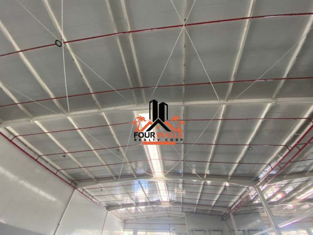 Spacious industrial warehouse with reinforced concrete floor, high metal ceiling, sprinkler system in Panapark Free Zone Panama