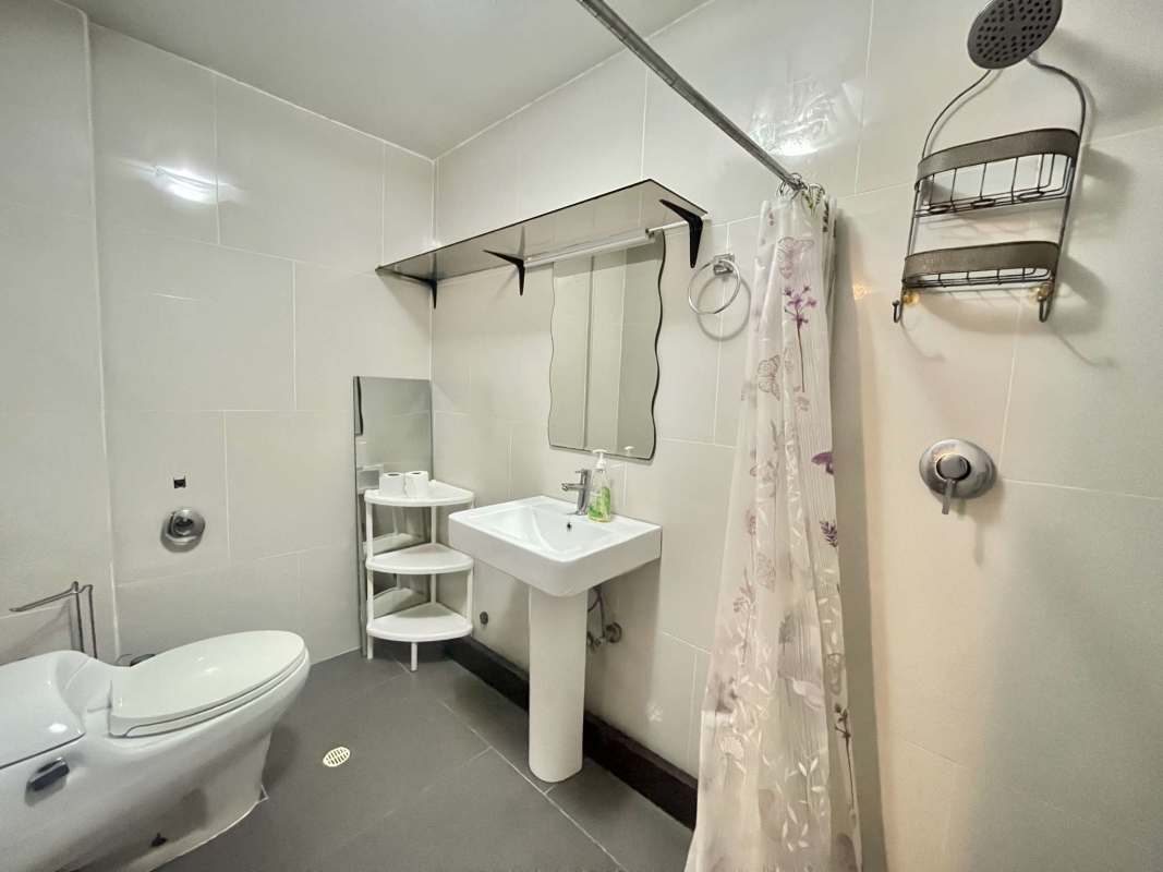 Open living dining with picture windows and furnished in PH La Joya Panama City