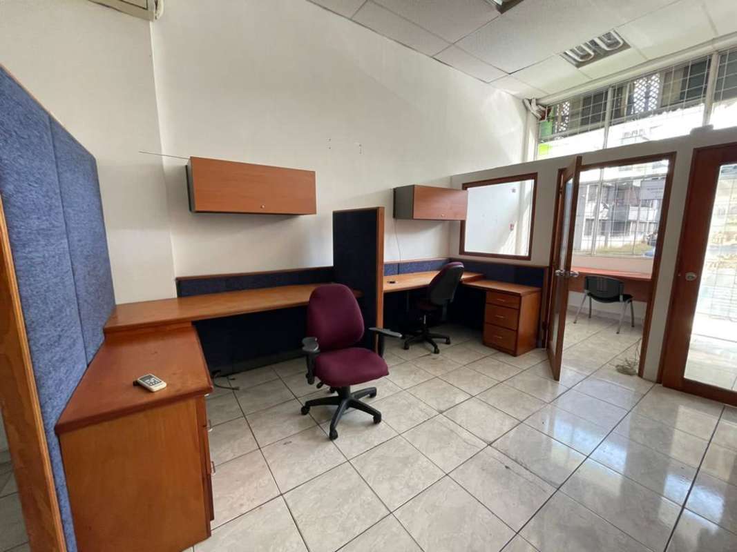 Private office with partition wall inside commercial space PH Plaza Las Arcadas Panama City
