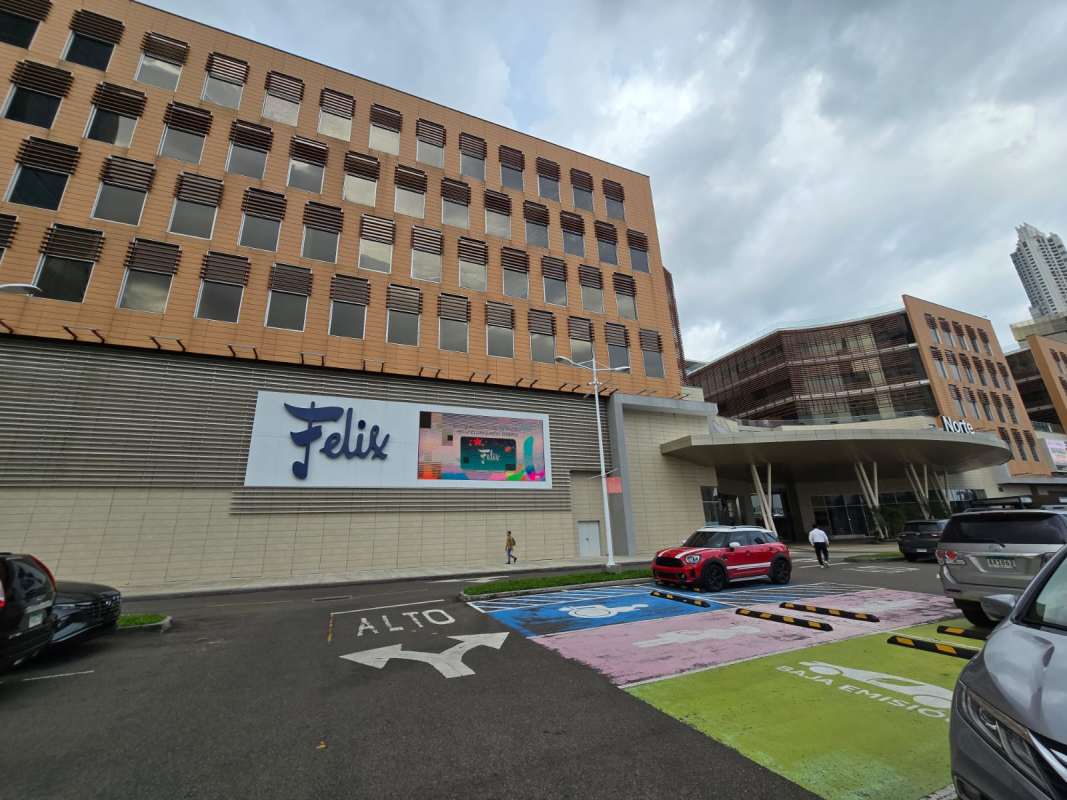 Empty office for lease with large windows Town Center Costa del Este Panama