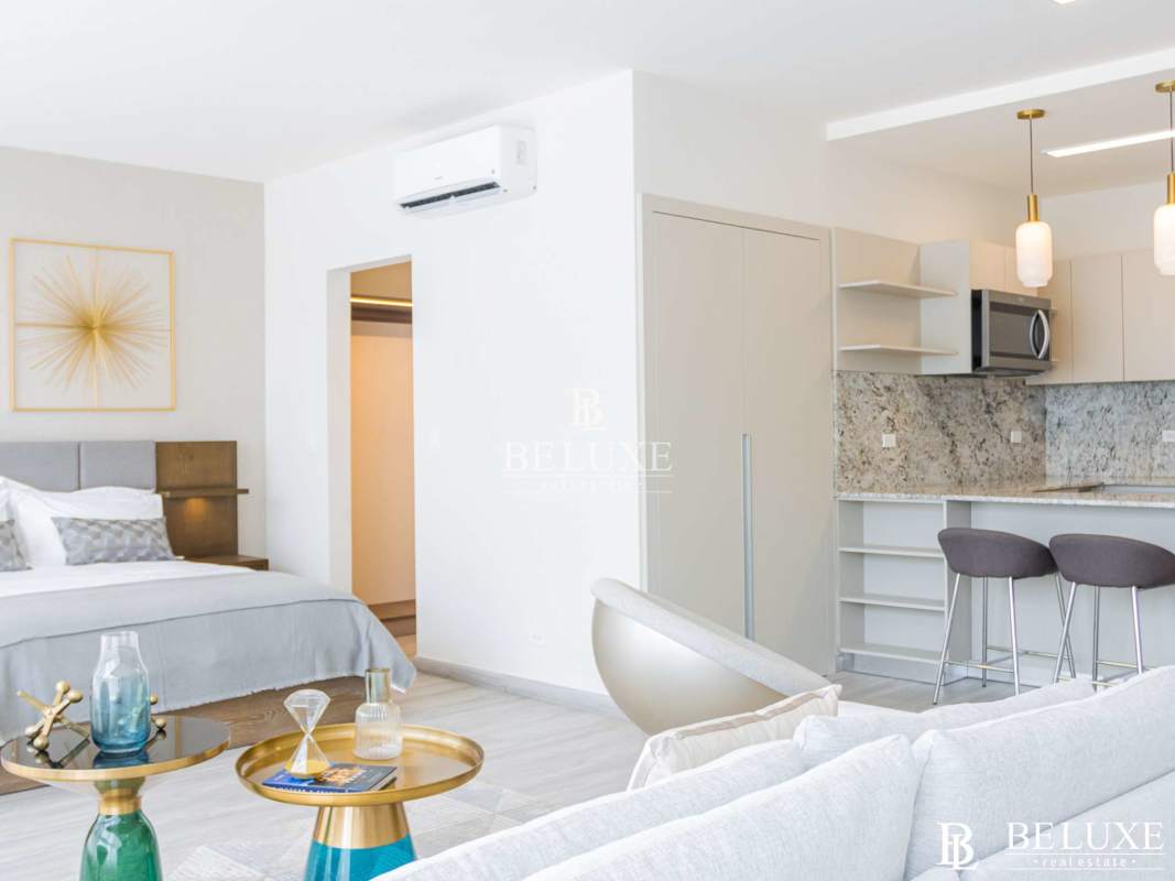 Furnished bedroom suite with private balcony PH Arcadia Costa del Este Panama