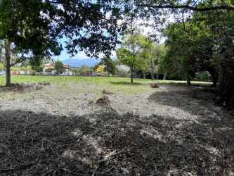 Large cleared land parcel with mountain backdrop Volcancito Boquete