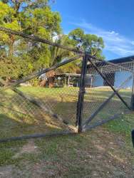 Fenced entrance and spacious yard access at Santiago Business Hub industrial park Panama
