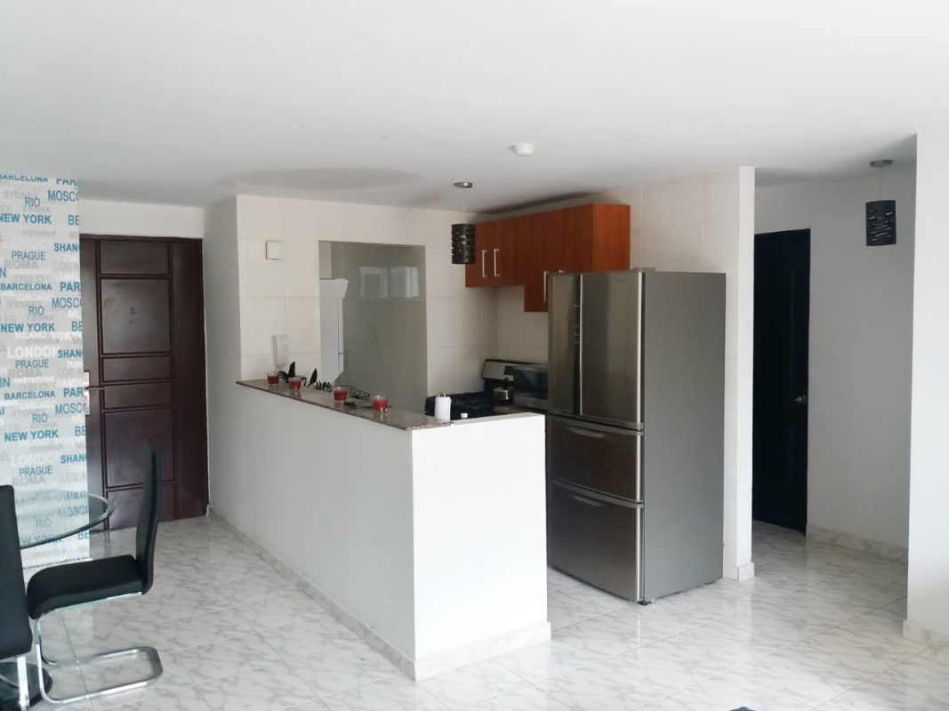 Covered patio with pool, tropical planters, outdoor furniture PH Parque Lindo Panama