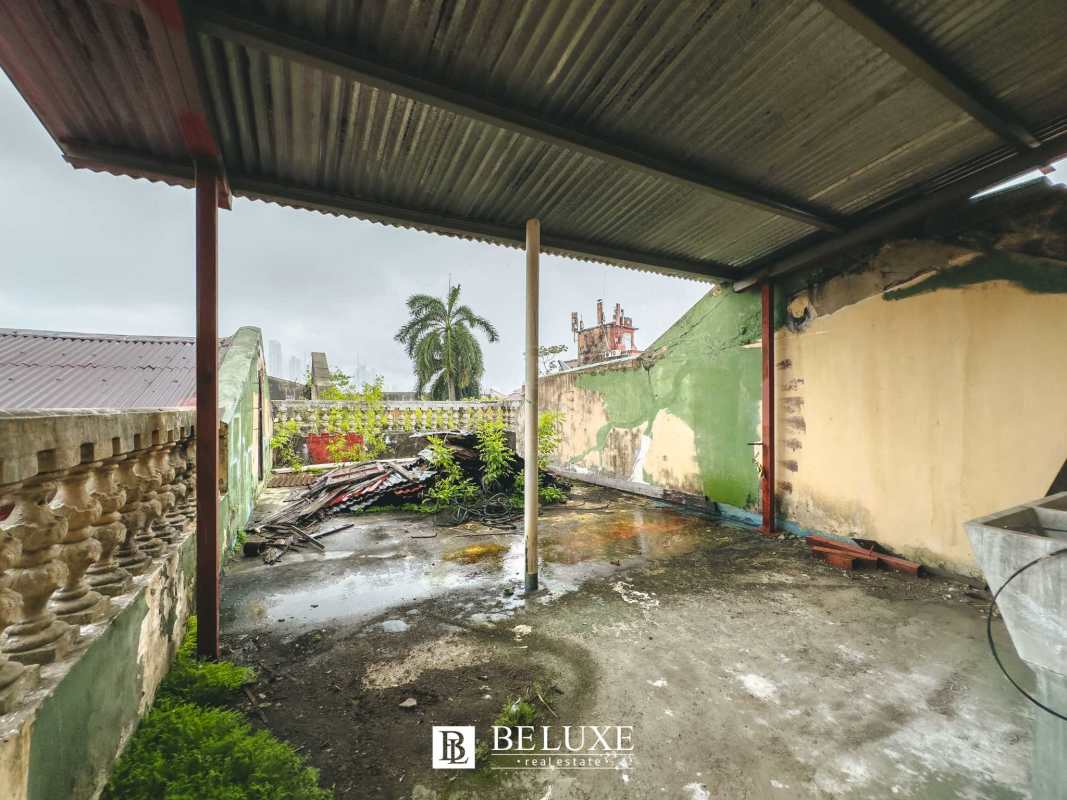 Colonial balcony overlooking street Casa Loew Casco Viejo Panama City