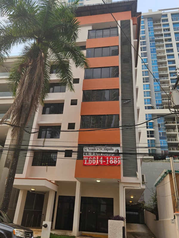 Modern commercial building with colorful terrace PH Bella Tower Bella Vista Panama