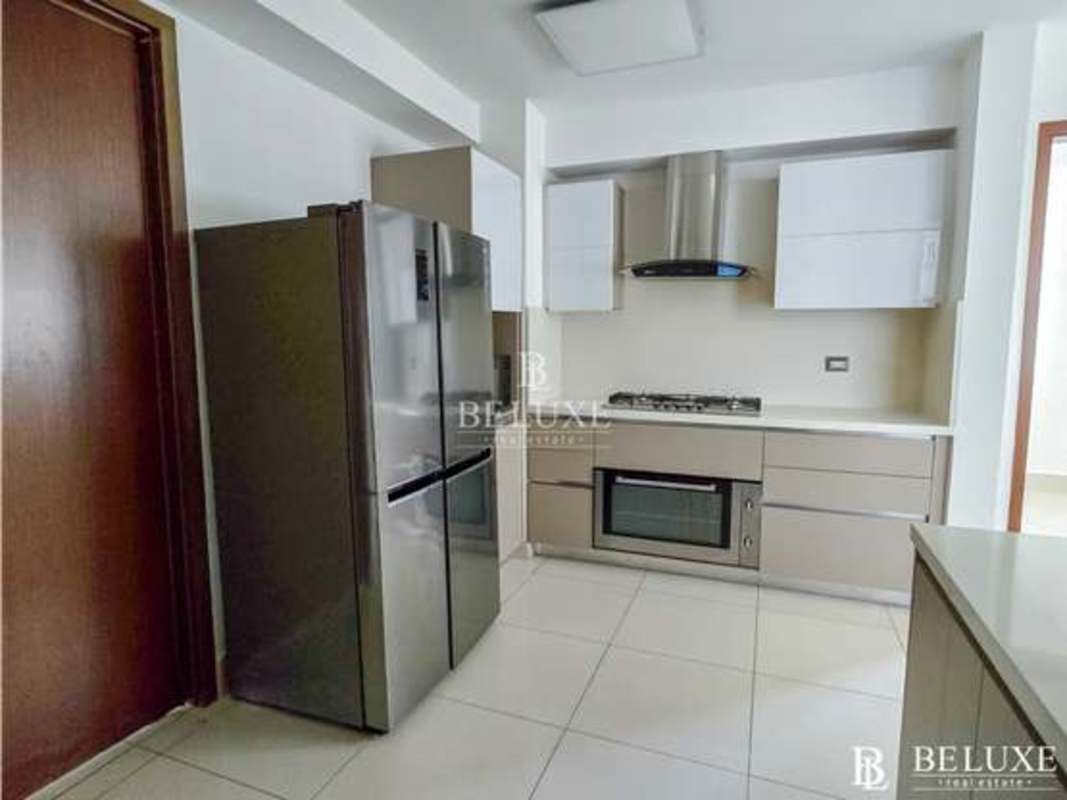 Spacious kitchen porcelain tile ready for appliances PH Bali Costa del Este