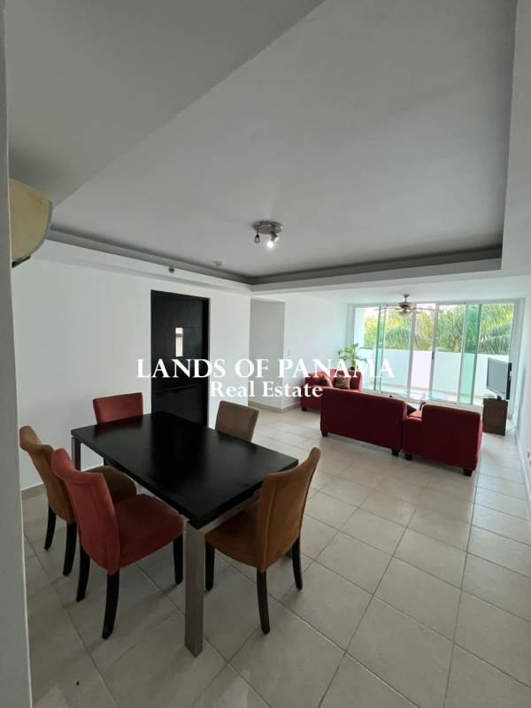 Spacious living-dining room with terrace access and abundant light in PH Clayton Park I Panama City