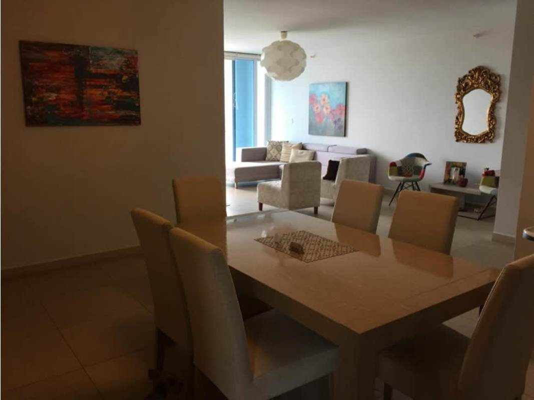 Fully equipped contemporary kitchen with granite counters and stainless steel appliances PH Country Club Costa del Este Panama