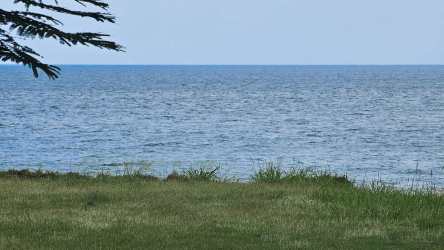 Grassy lawn with coastal ocean view on beachfront land Coronado Panama
