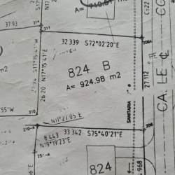 Digital map satellite view showing plot in proximity to Panama Pacifico Airport and coastal roads